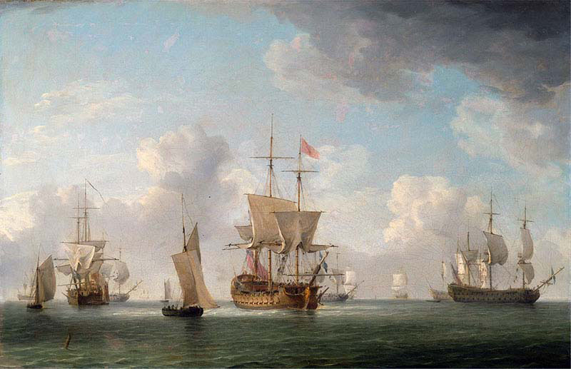 English Ships Under Sail
